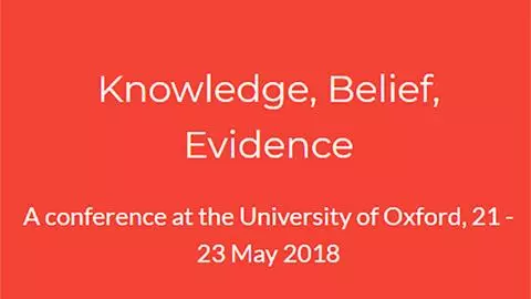knowledge belief evidence poster