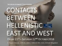 contacts between hellenistic east and west poster