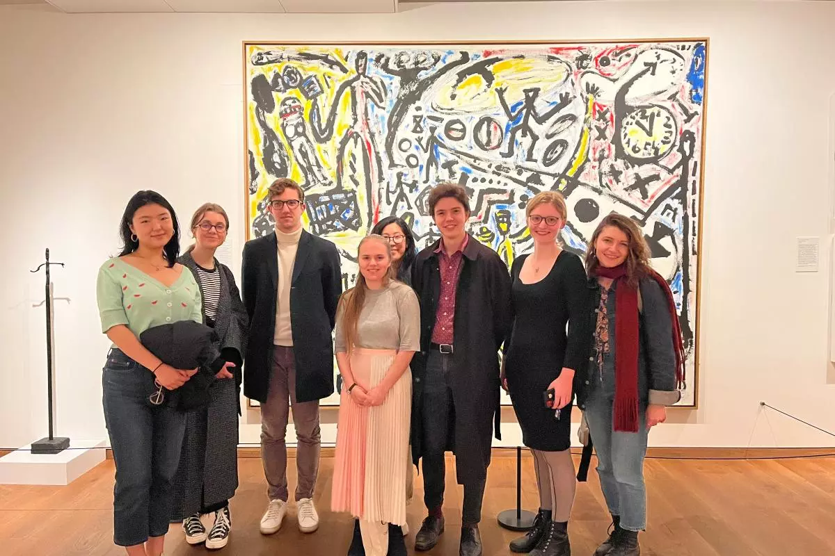 scholars in museum
